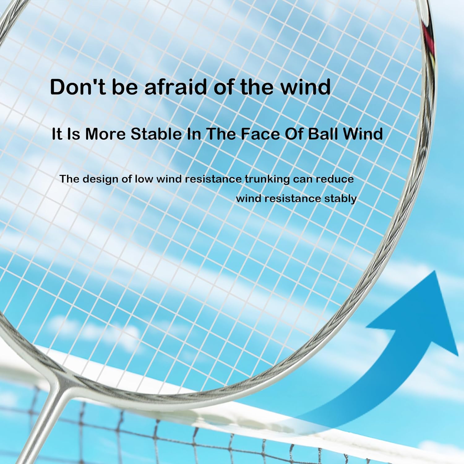 Senston Carbon-Fiber Badminton Racket 5U Badminton Racquet, Single Professional Badminton Rackets