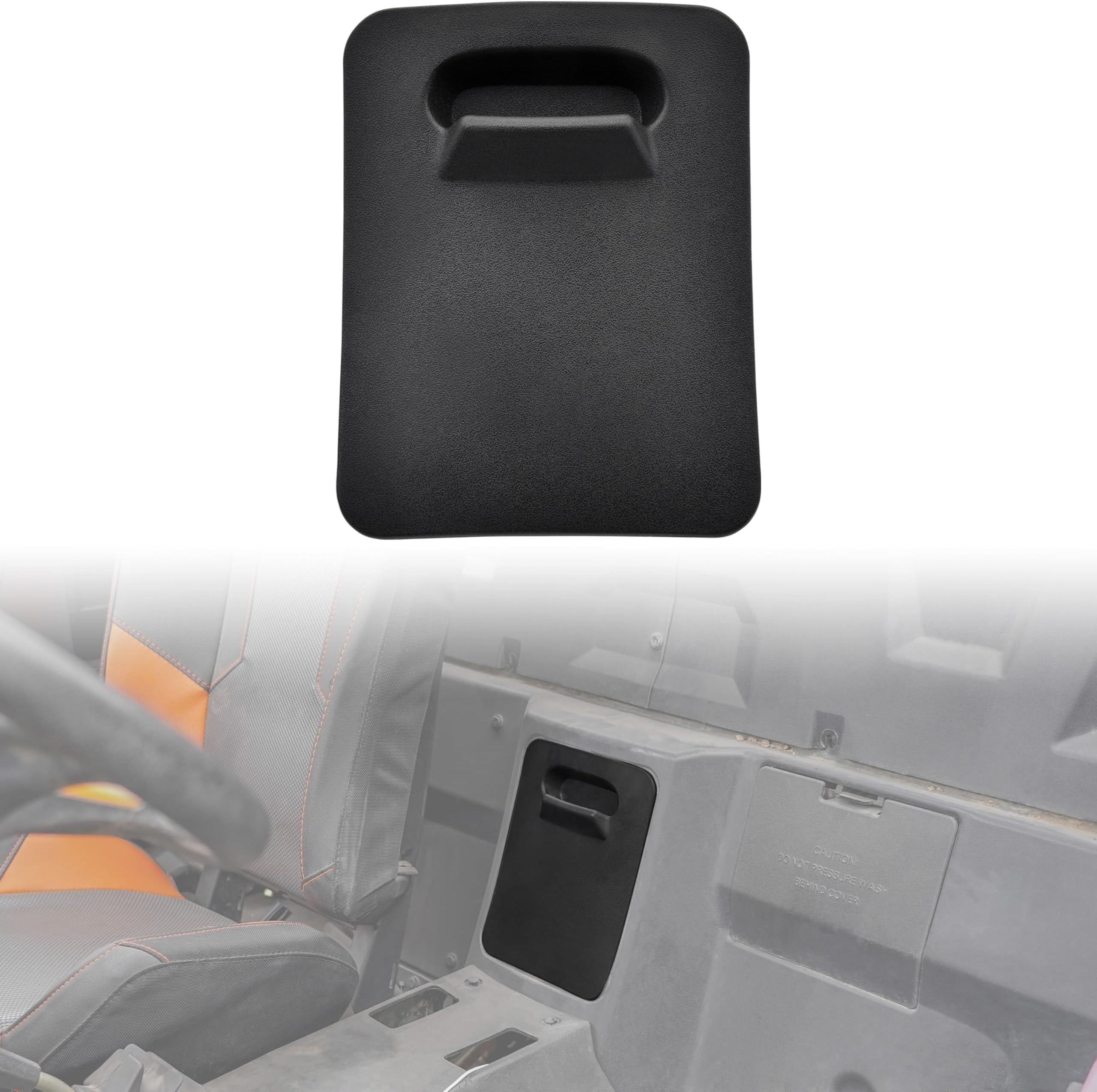SAUTVS Black Engine Access Panel for 2014-2023 Polaris RZR 4 900, S 1000, XP 4 1000, XP Turbo, Trail S 900, Trail S 1000, Ranger XP 1000 Accessories, Replace #5454122#5452376-070#5439787-070