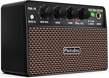 FBA 10 Guitar Amp 10W Mini Electric Guitar Amplifier with Clean Drive Channel.