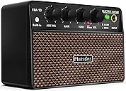 FBA-10 Guitar Amp, 10W Mini Electric Guitar Amplifier with Clean/Drive Channel, 6H Working, USB-C Rechargeable, 3.5mm Headphone/AUX Jack, Wireless Portable Amp for Indoor Practice, Traveling