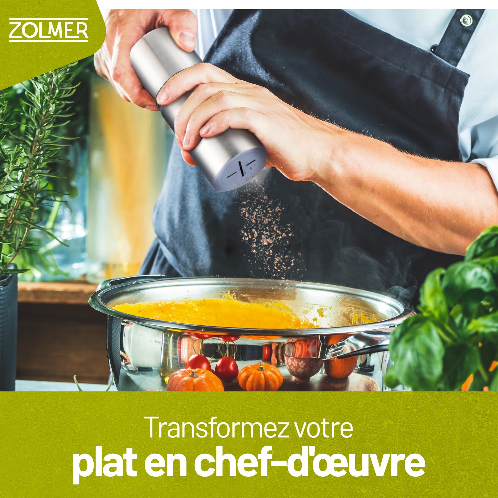 Moulin à Noix de Muscade Avec Récipient de Conservation | Broyeur Extra Tranchant Pour Poudre Fine | Râpe en Acier Inoxydable