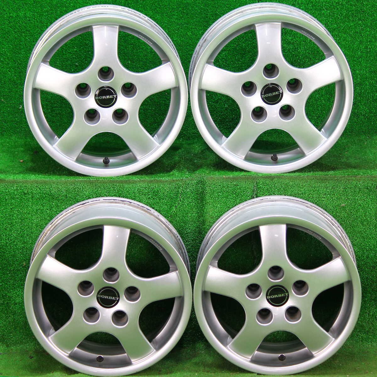 Amazon.co.jp: 【中古】BORBET 15x7.0 18 120-5穴 4本 中古ホイール 