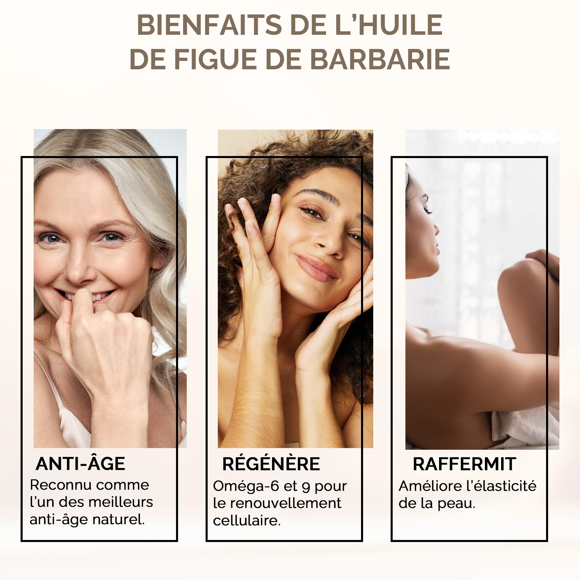 Crème Sublimante à l'Huile de Figue de Barbarie - Anti-âge et hydratant naturel – Peaux sensibles - 100ml