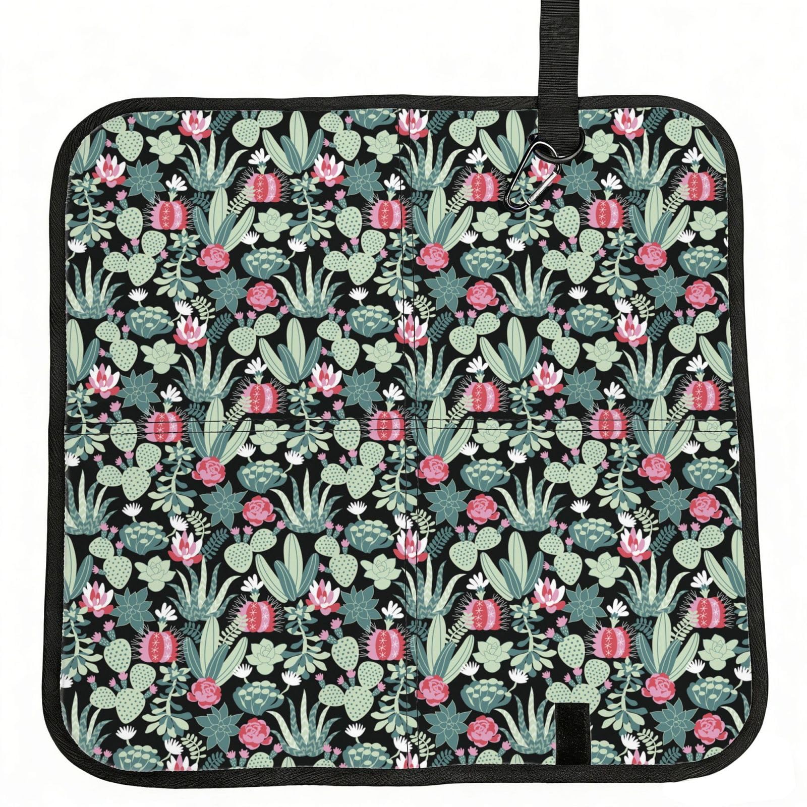 ERCgad Cactus Print Foldable Seat Cushion Portable Chair Pad Lightweight Travel Outdoor Office Home
