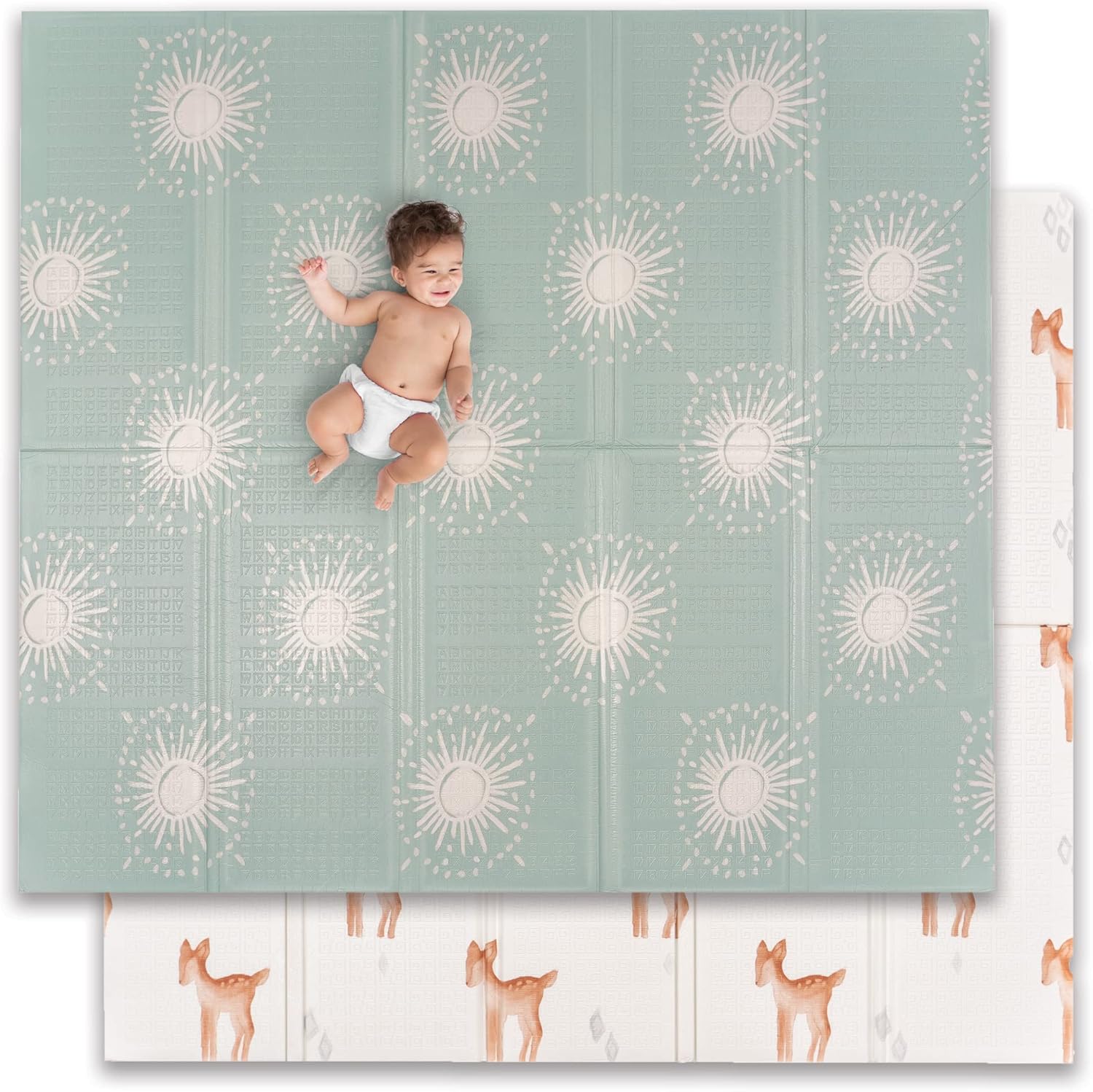 Extra Large Waterproof Foam Padded Foldable Baby Play Mat