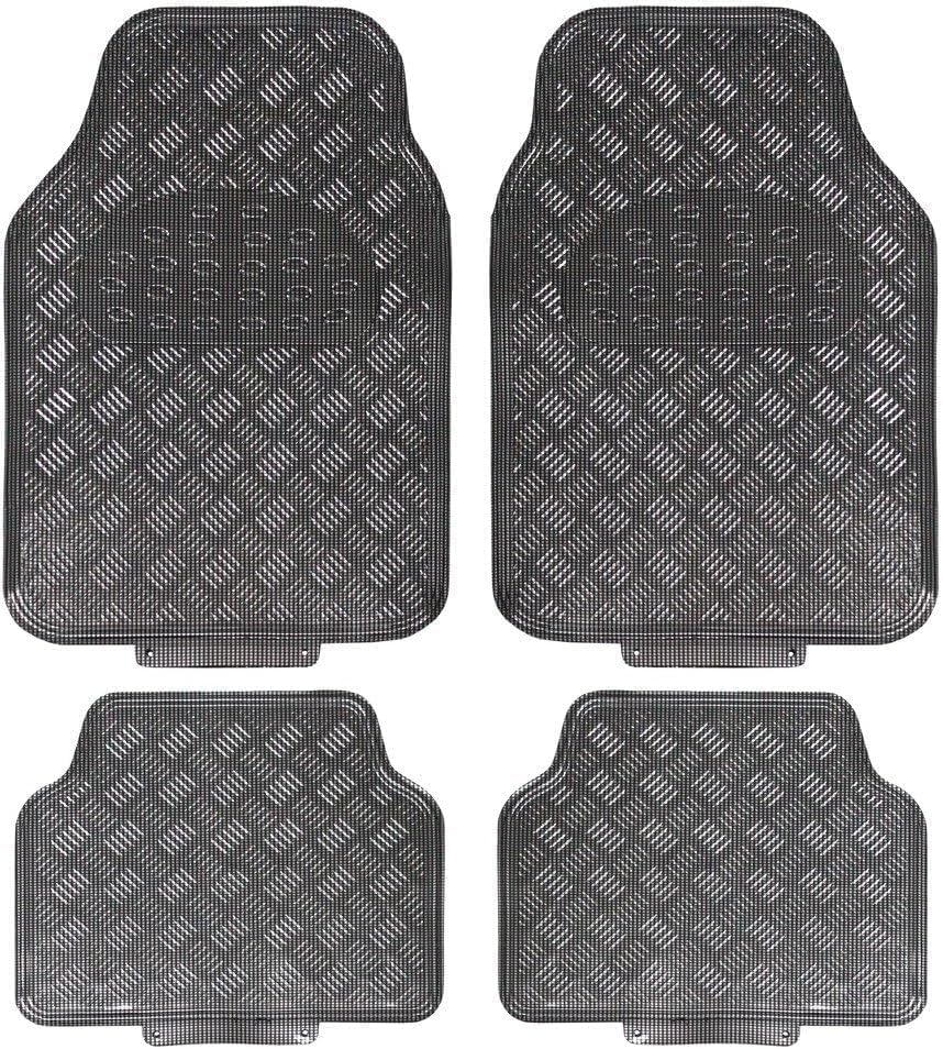 Lukadah Premium Quality Automotive Car Floor Mats-Universal Fit Full Set-Anti Slip Protective Universal Car Mats-Durable Protective Car Mats-Sleek Design-Heavy Duty All Weather Car Mats