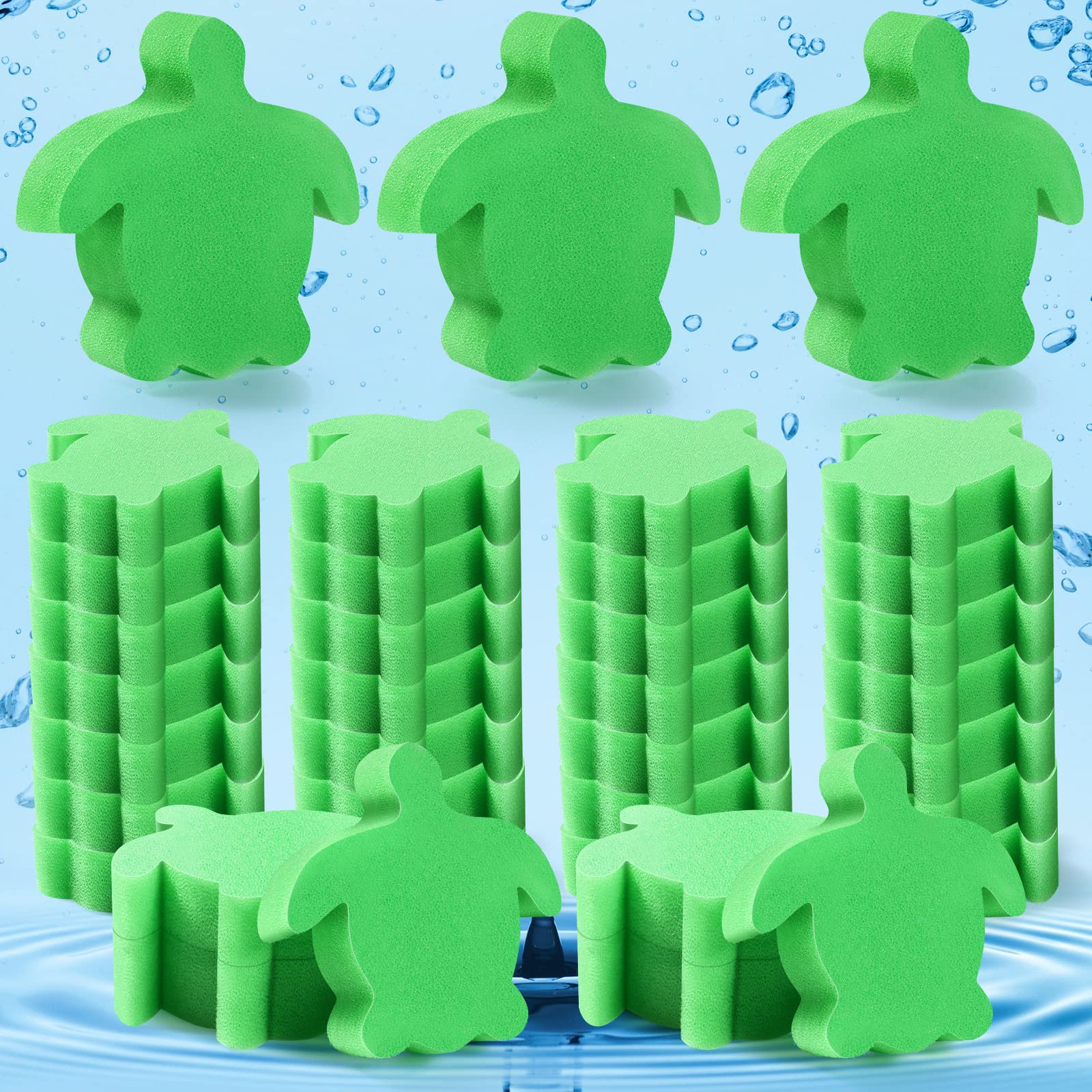 Patelai 40 Pcs Hot Tub Sponge Spa Cleaning Sponges for Hot Tub Oil Absorbing Cleaning Scum for Spa, Bathtub and Swimming Pool to Soak up Oils Bathtub