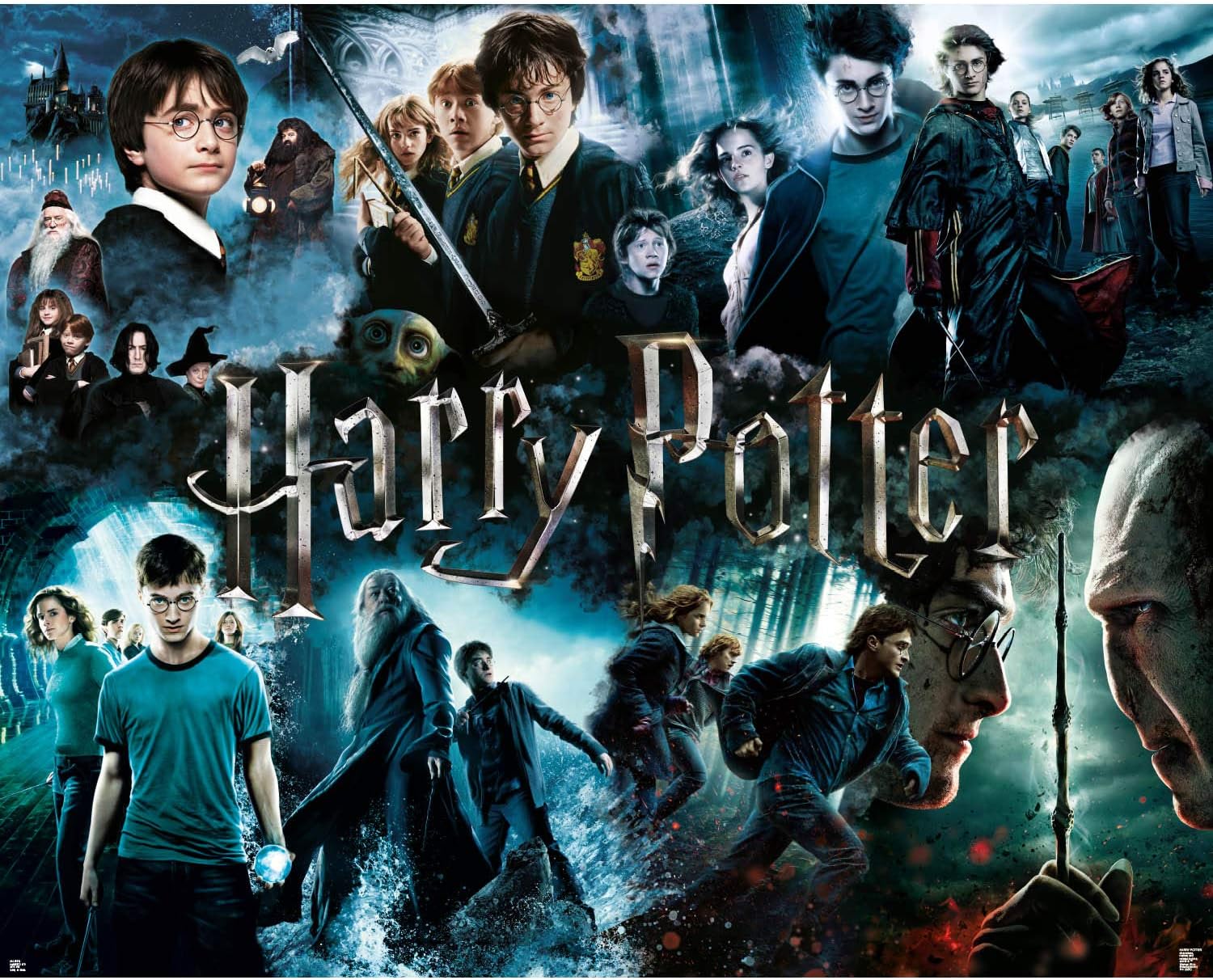 Harry Potter 1000 Piece Jigsaw Puzzle - 30in x 24in - Officially Licensed Merchandise