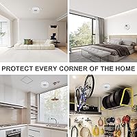 Vista 8 de Detector de humo y CO, adecuado para el hogar