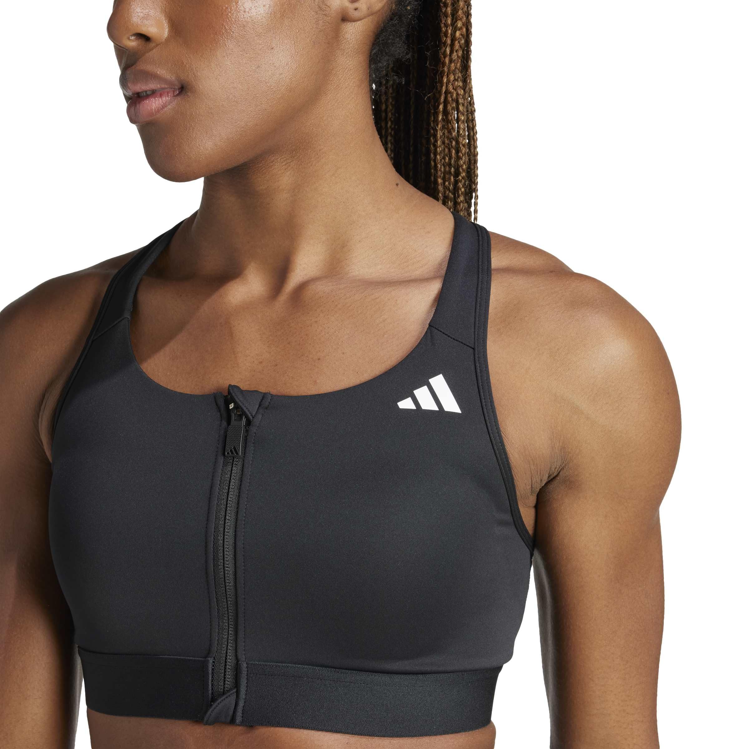 adidas Femme Powerreact Training Medium Support Zip Bra