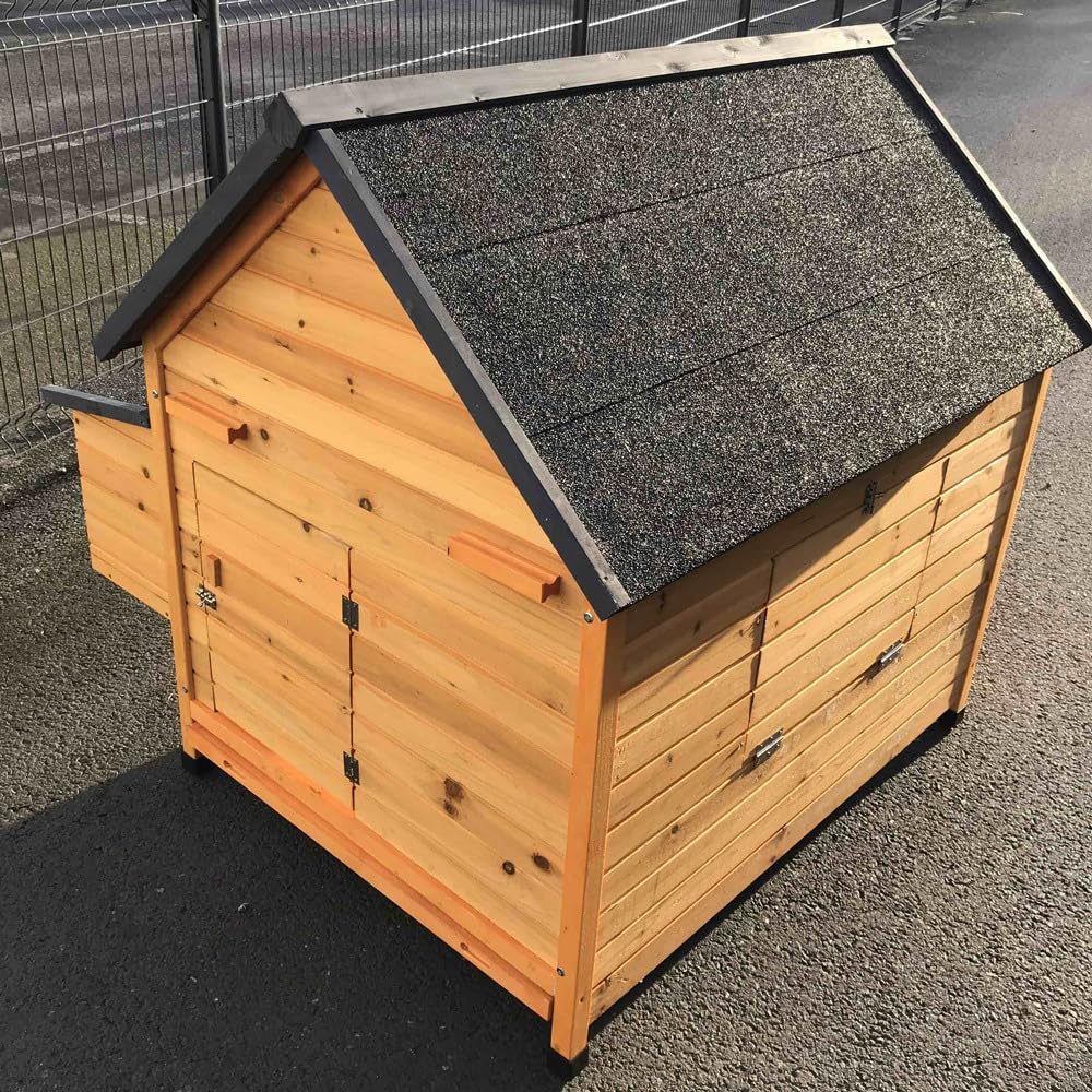 Animal Valley Celemani XL Techo Shingle Negro 6-10 Gallinas