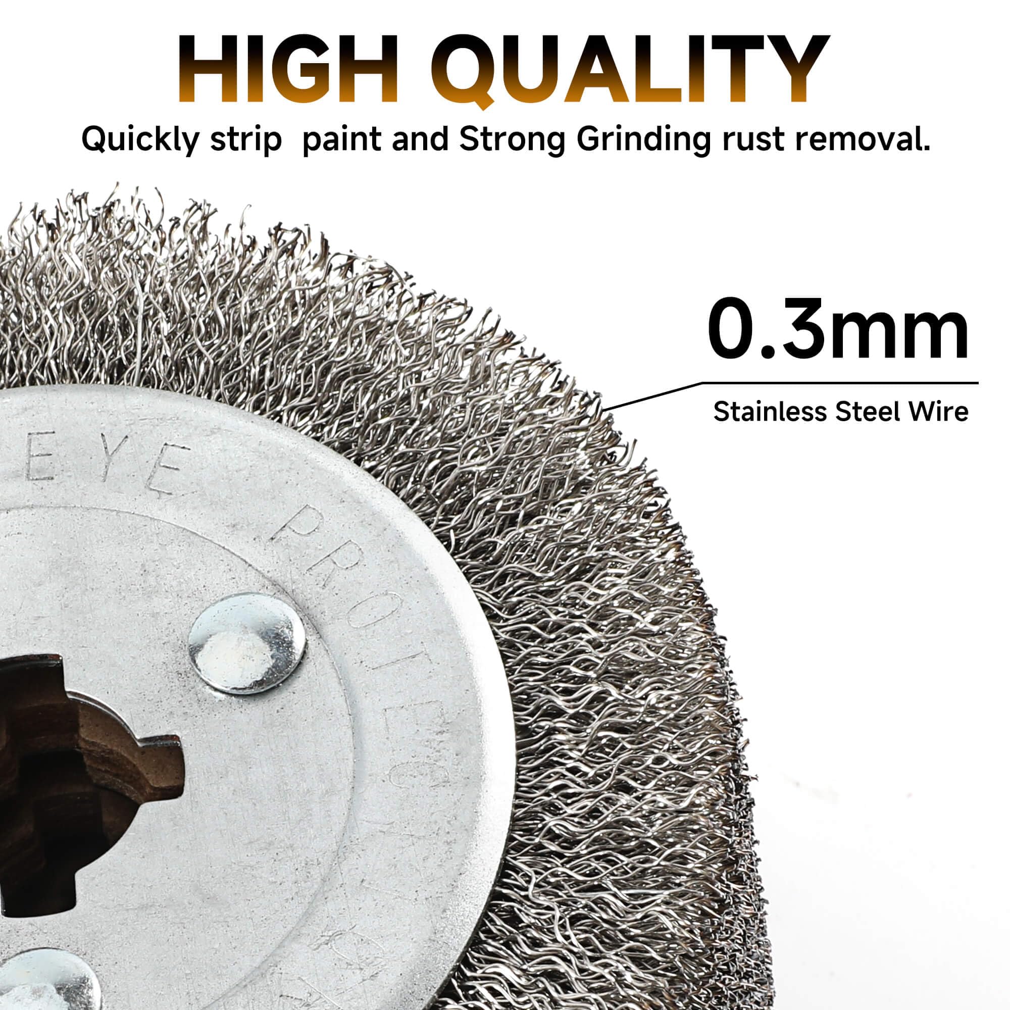 Shop-Tek 80926 6-Inch by 22.2 Hole Twist Knotted Wire Wheel Brush