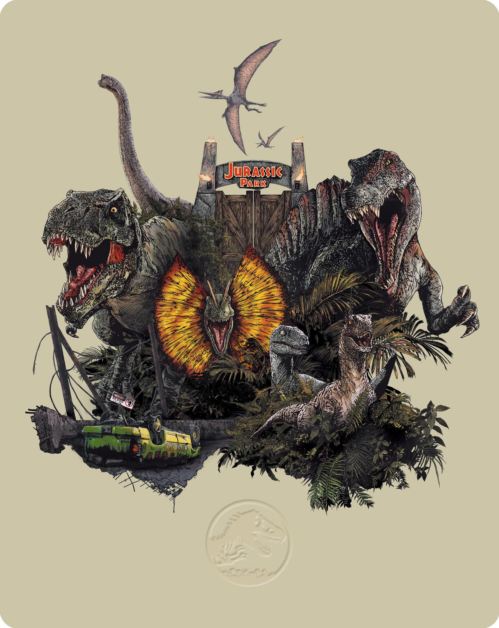 Jurassic Park Trilogy 3 4K UHD)