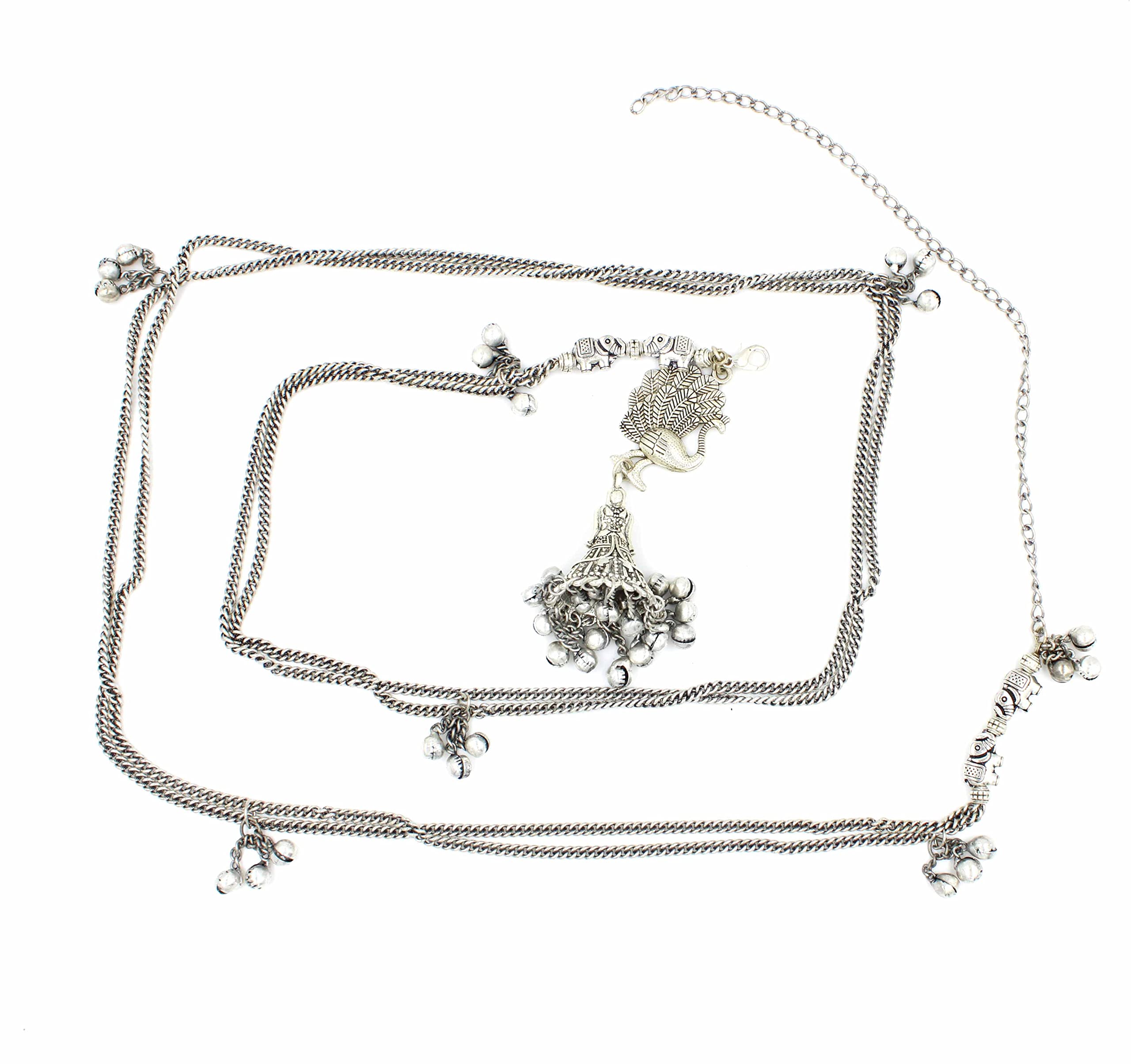 GURJARI JEWELLERS Plain oxidised Silver Slim Kamarband for Women and Girls (B0BRGCMC7V) Amazon Price History, Amazon Price Tracker