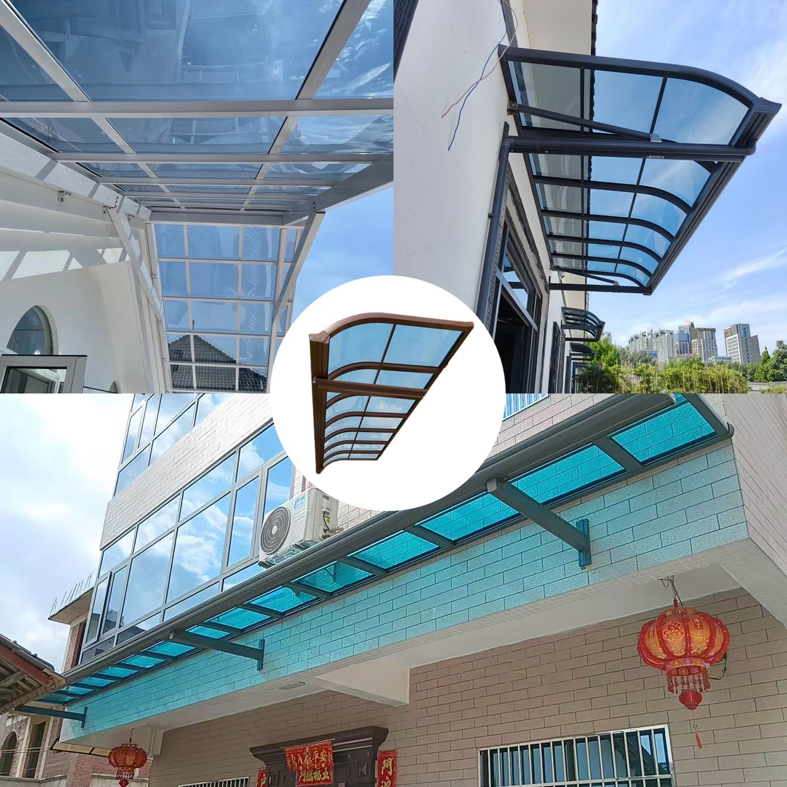 Lastre Policarbonato Trasparente 60x200cm - Pannelli Copertura Per Tetti, Serra E Tettoie - Foto 4