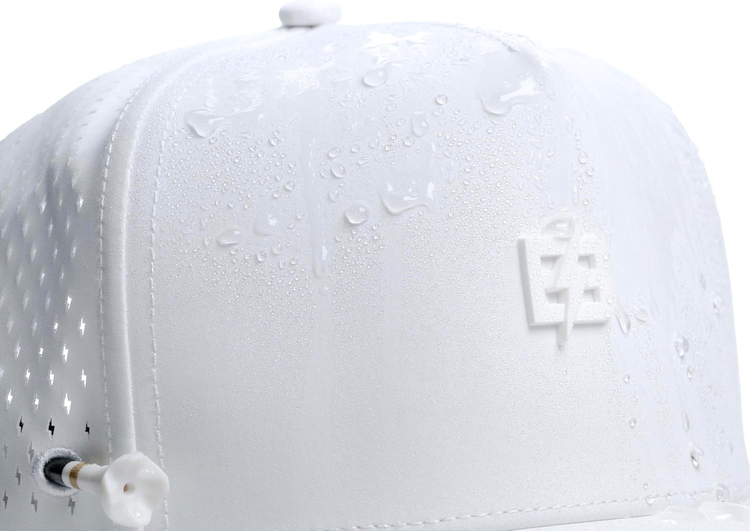 BRIMZ Golf Performance Hat - Tee Holder & Magnetic Brim - Breathable Sweat & Water Resistant Golfing Snapback Cap