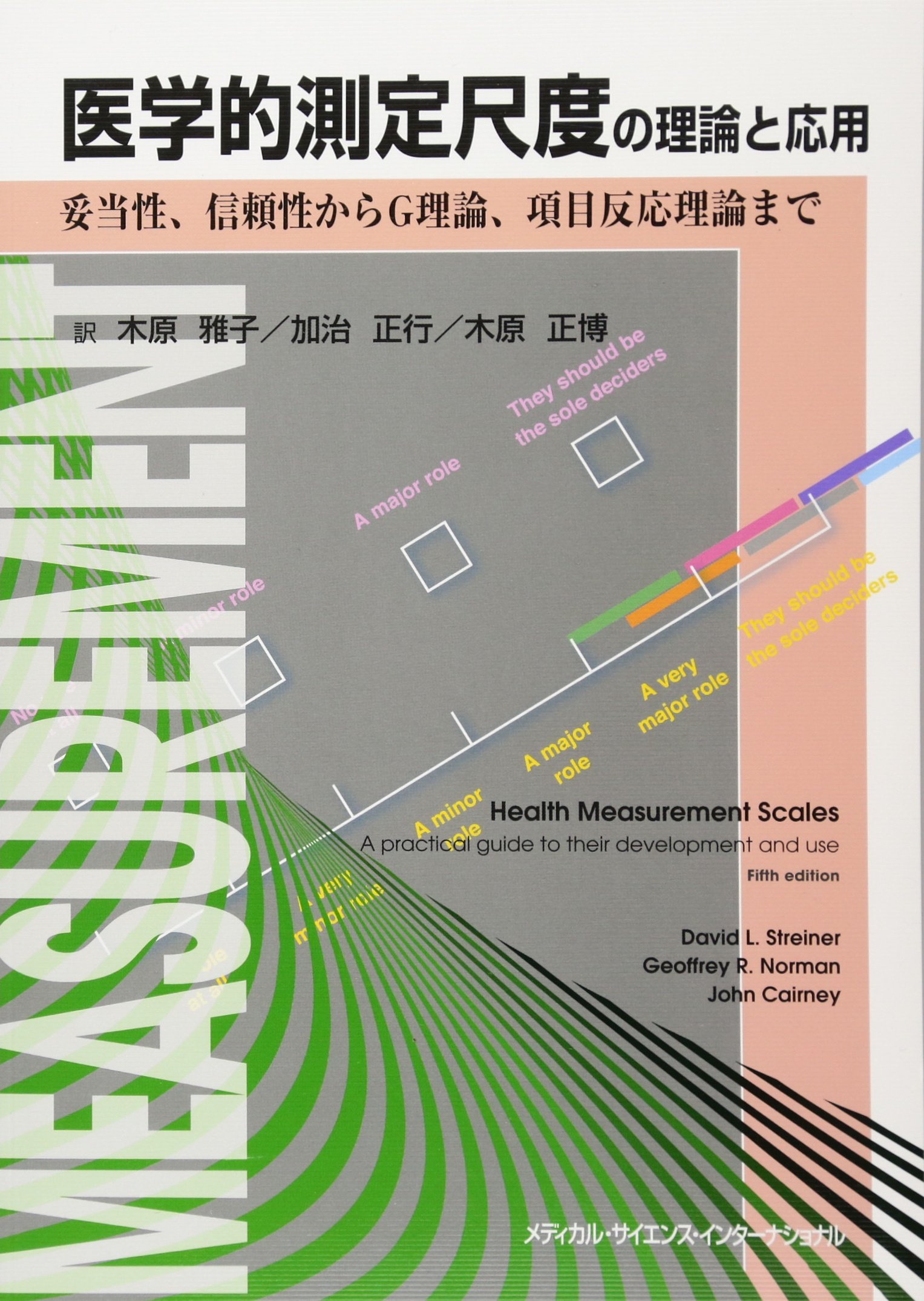 医学的測定尺度の理論と応用 -妥当性、信頼性からG理論、項目反応理論