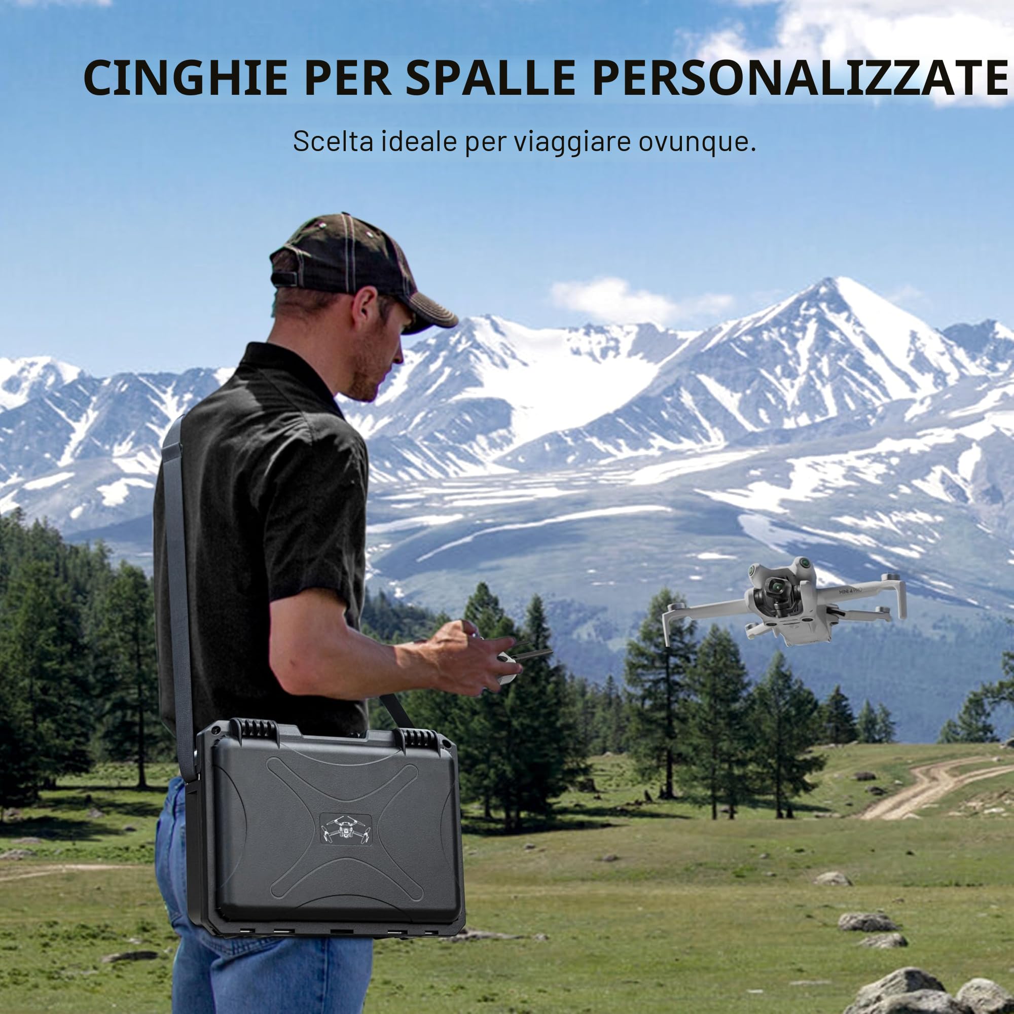 STARTRC Mini 3Pro Custodia Rigida Impermeabile per DJI Mini 3 Pro RC Accessori