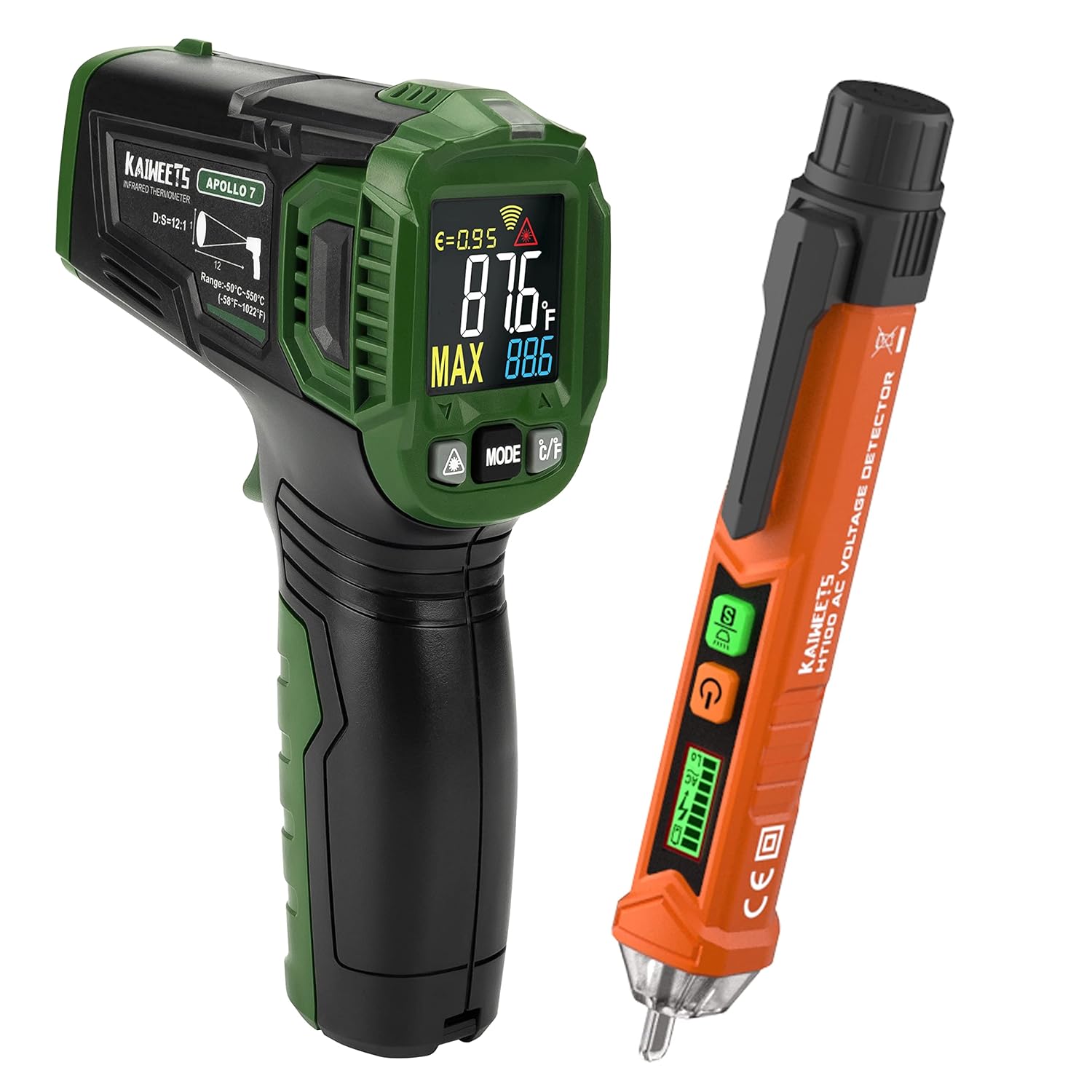 KAIWEETS Voltage Tester & Temperature Gun Tools & Home