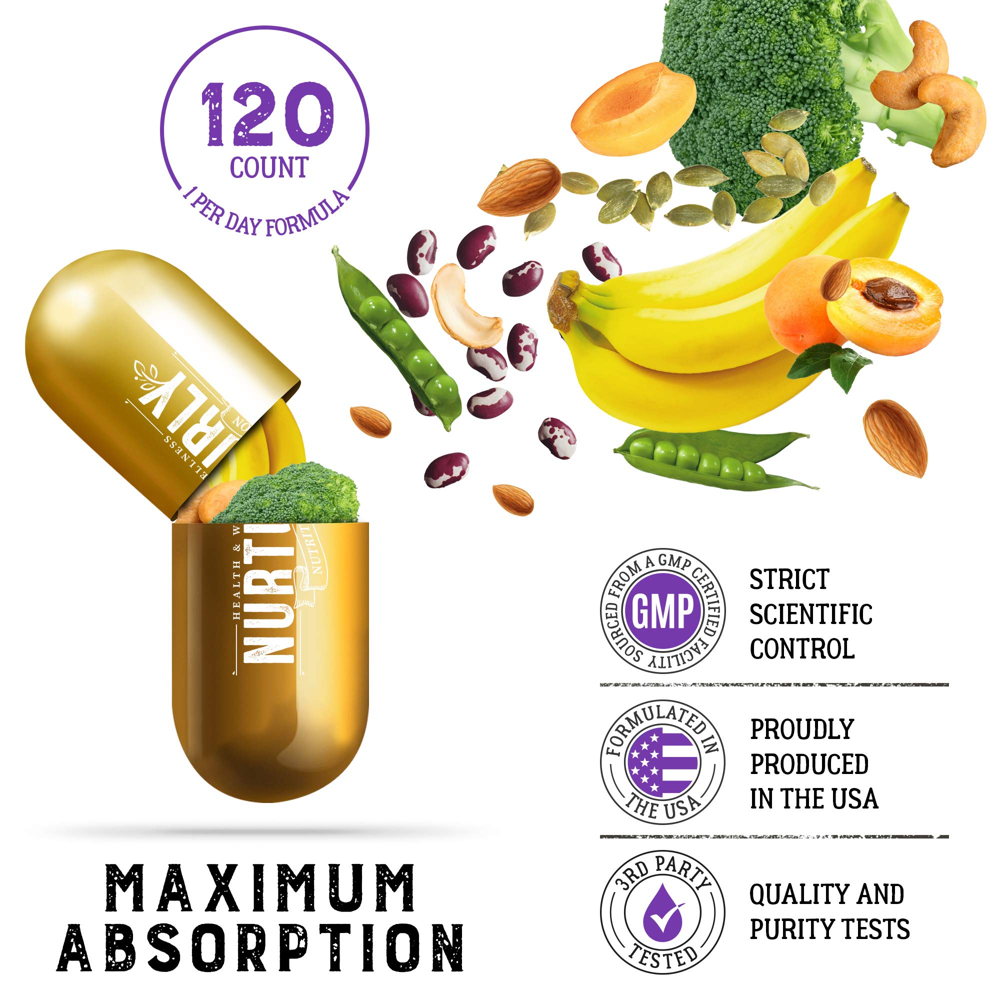 Magnesium Complex 500 MG High Absorption Maximum Strength Magnesium