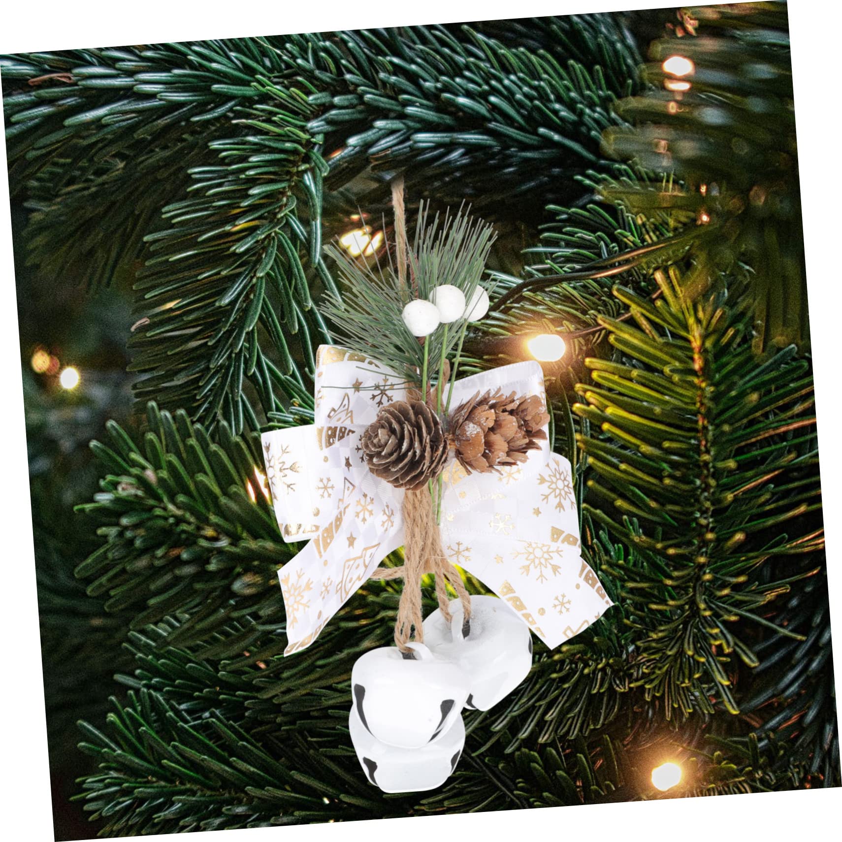 PRETYZOOM 4 Set Di Campane Di Natale Pendenti Ornamenti Natalizi Decorazioni Per Albero Di Natale Casa Festiva 2 Pezzi * 4