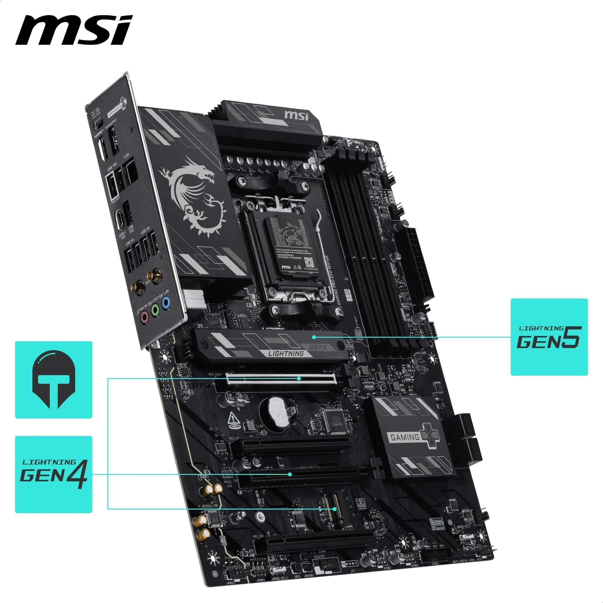 Amazon.com: MSI B850 Gaming PRO WIFI6E Motherboard, ATX - Supports