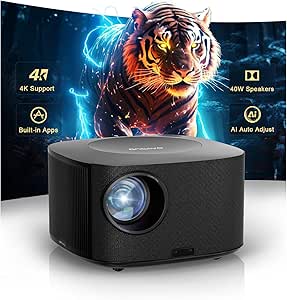 ONOAYO ONO5 Pro 2500 ANSI 40W Dolby Audio Smart 4K WiFi Projector
