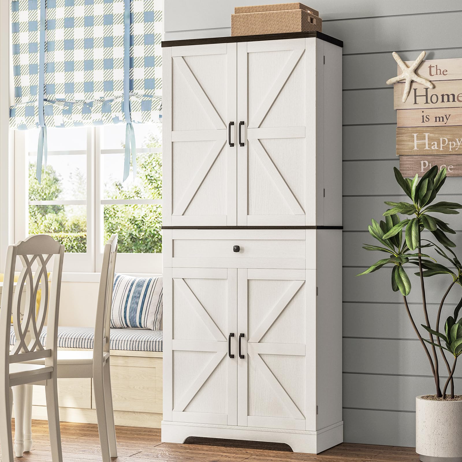 Farmhouse Kitchen Pantry Cabinet