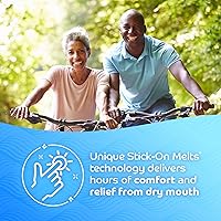 Vista 9 de Oracoat XyliMelts - Discos hidratantes de adherencia oral para aliviar la boca seca, 40 unidades, canela con xilitol, para boca seca, estimula