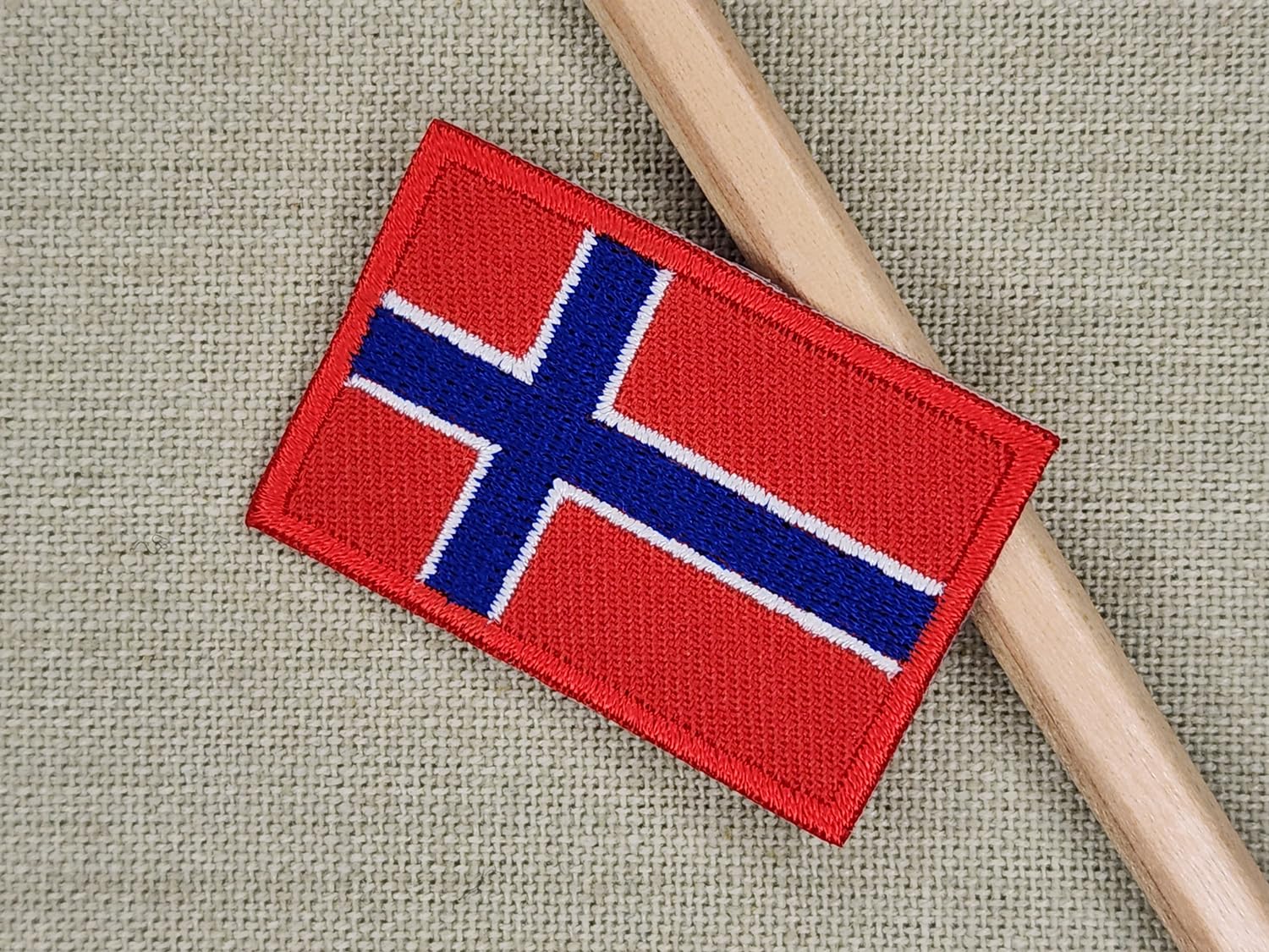 Strijkpatch Vlag Zweden 4x6cm - 1 st