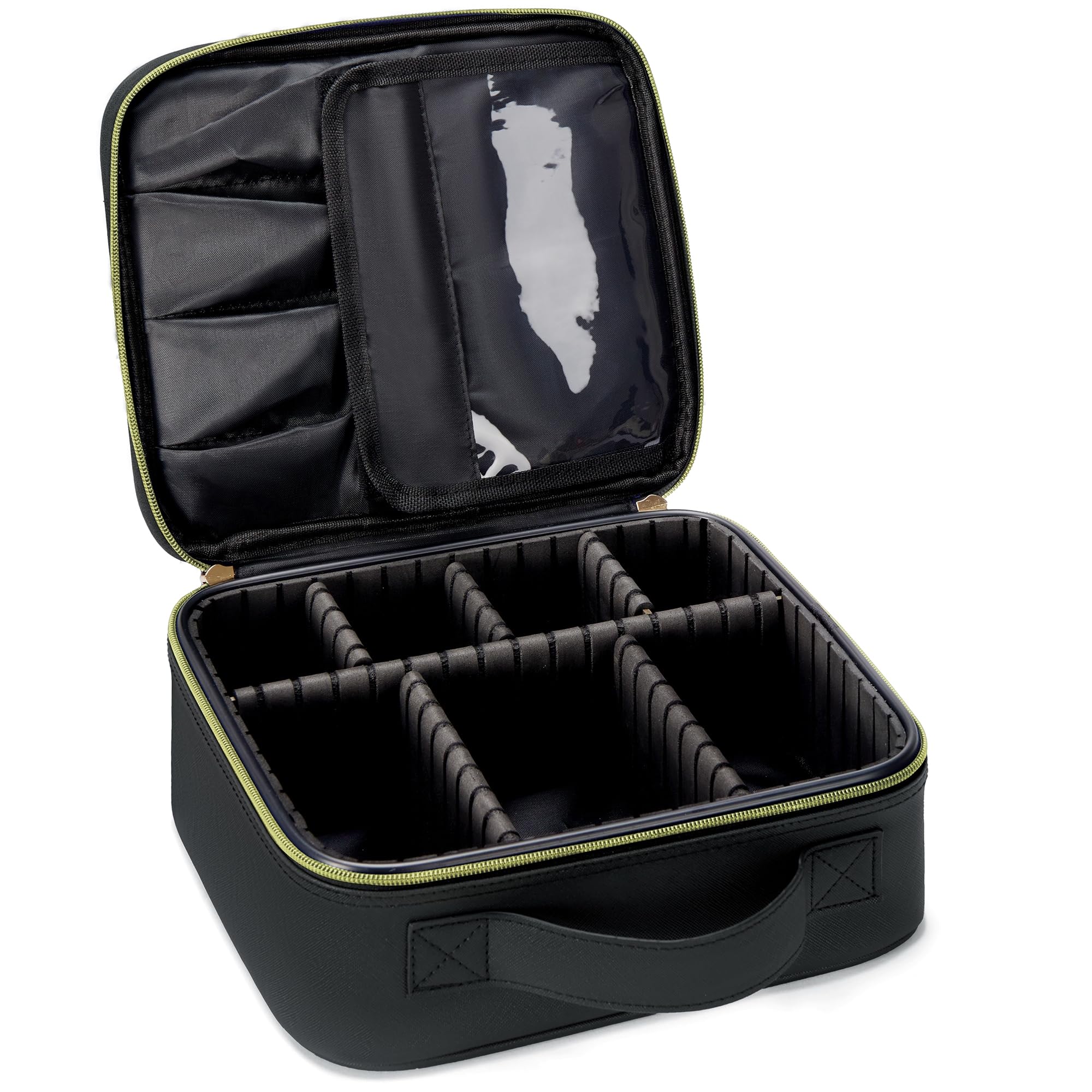TILYMOL Makeup Bag Travel Makeup Case Cosmetic Organizer Storage Bag With Adjustable Dividers For Cosmetics Brushes Toiletry Jewelry Digital Accessories