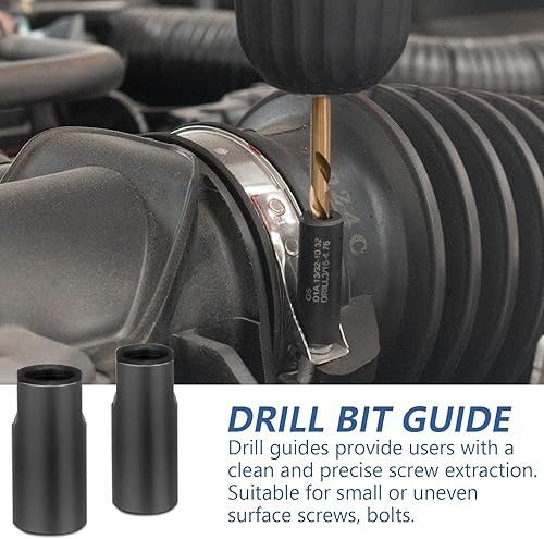 Miniatura 4 de MABLEVI Juego de extractor de tornillos de 55 piezas, extractores de pernos rotos y extractores de múltiples líneas, y brocas para quitar tornillos