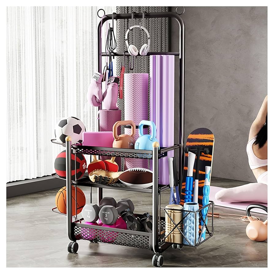 Amazon.co.jp: ヨガマット収納ラック、ボールラック、ホーム