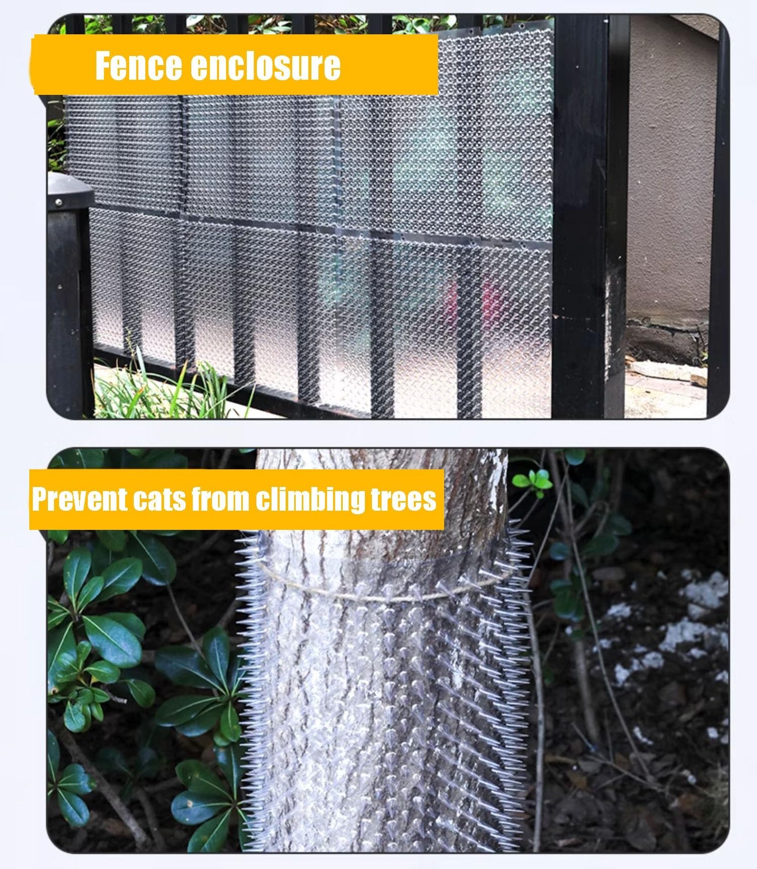 Tapis Dissuasif pour Chats et Chiens - Piquets Souples Plastique