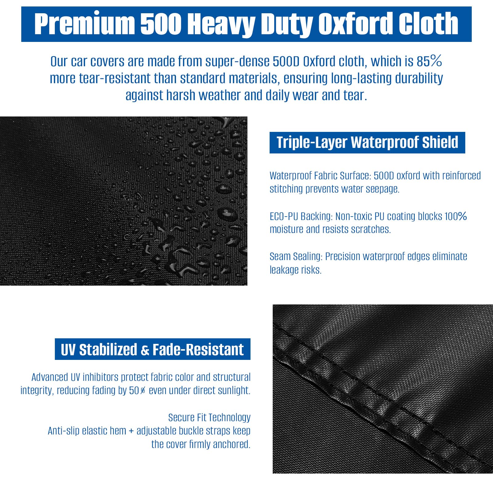 SIRUITON 131x69x65/89cm Copertura per Panca da Giardino a 2 Posti con Prese d'Aria,Telo Copri Panchina,Impermeabile,Antivento,Anti UV Tessuto Oxford 420D Resistente Copertura Panca Esterno- Nero