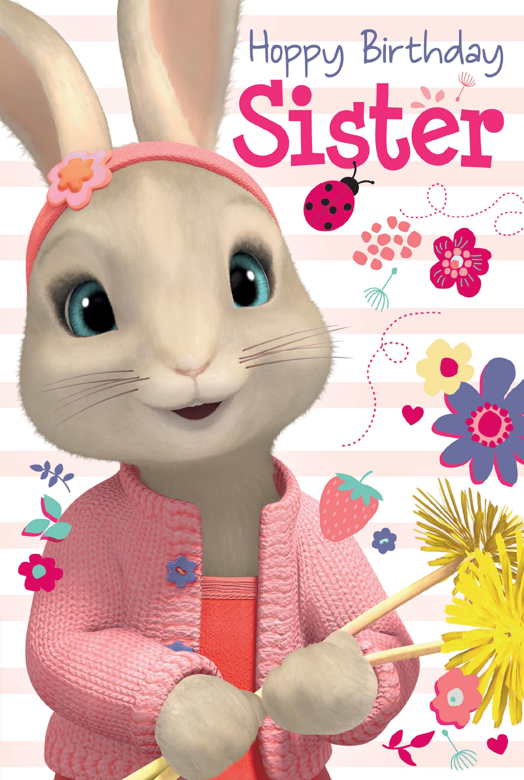 Biglietto di compleanno di Peter Rabbit; biglietto di