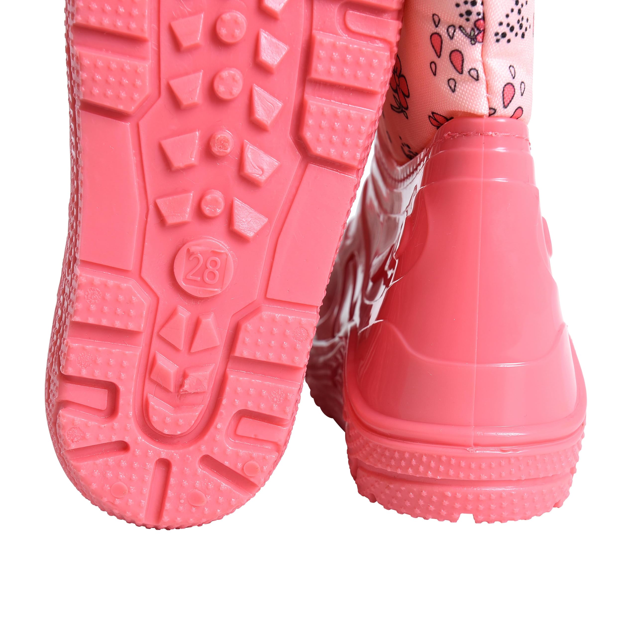 ESTEXO Kinder Gummistiefel Regenstiefel Thermostiefel Mädchen Jungen gefüttert Pink Bär