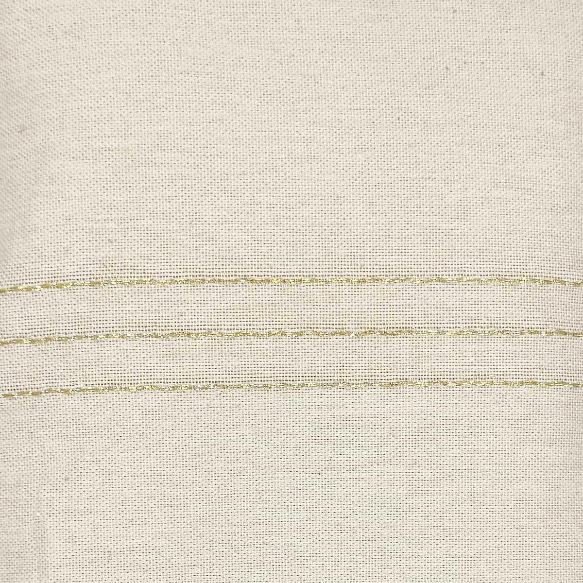 REVA Fouta géante XXL 2mx3m Bali Ficelle en Coton recyclé Tissage Plat et Lurex doré