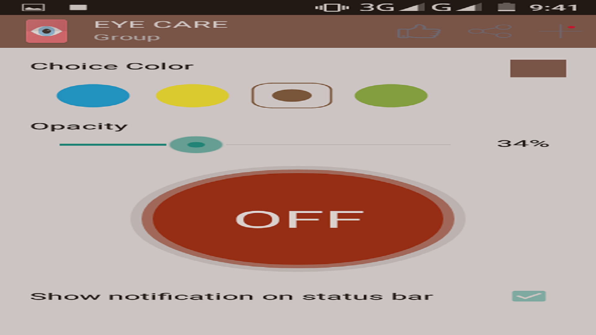 EYE CARE Blue Light Filter App on Amazon Appstore