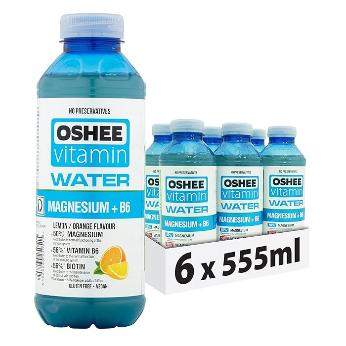 Buy Oshee Vitamin Water with Lemon & Orange Flavour 555ml (Pack of 6