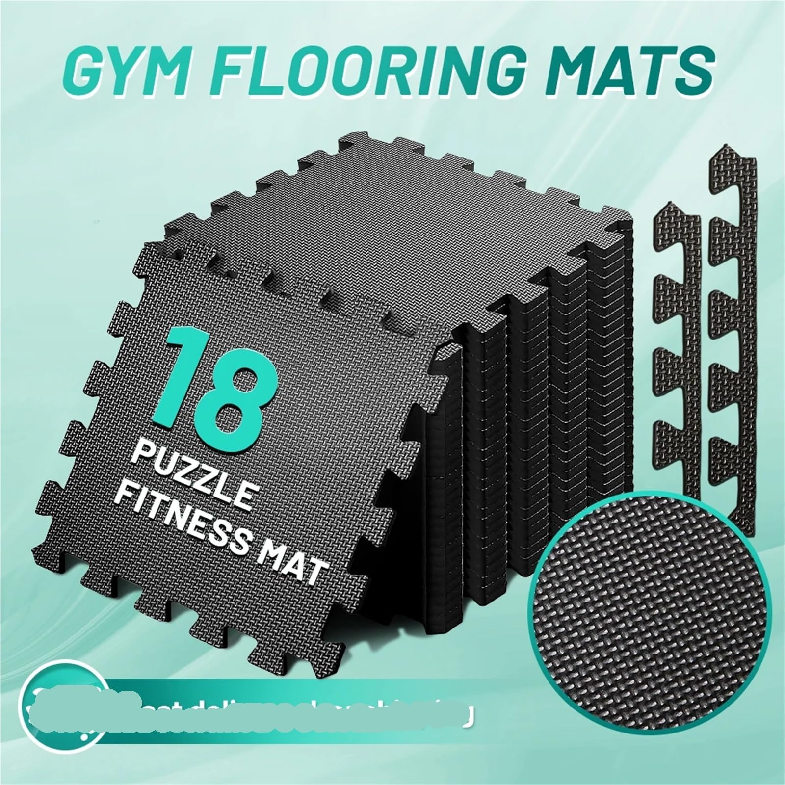 Esterilla Fitness Puzzle Juego de 6/18 baldosas de Espuma EVA entrelazadas for Gimnasio en casa, Juegos, Entrenamiento y Ejercicio.(Grey-30x30cm,18PCS)