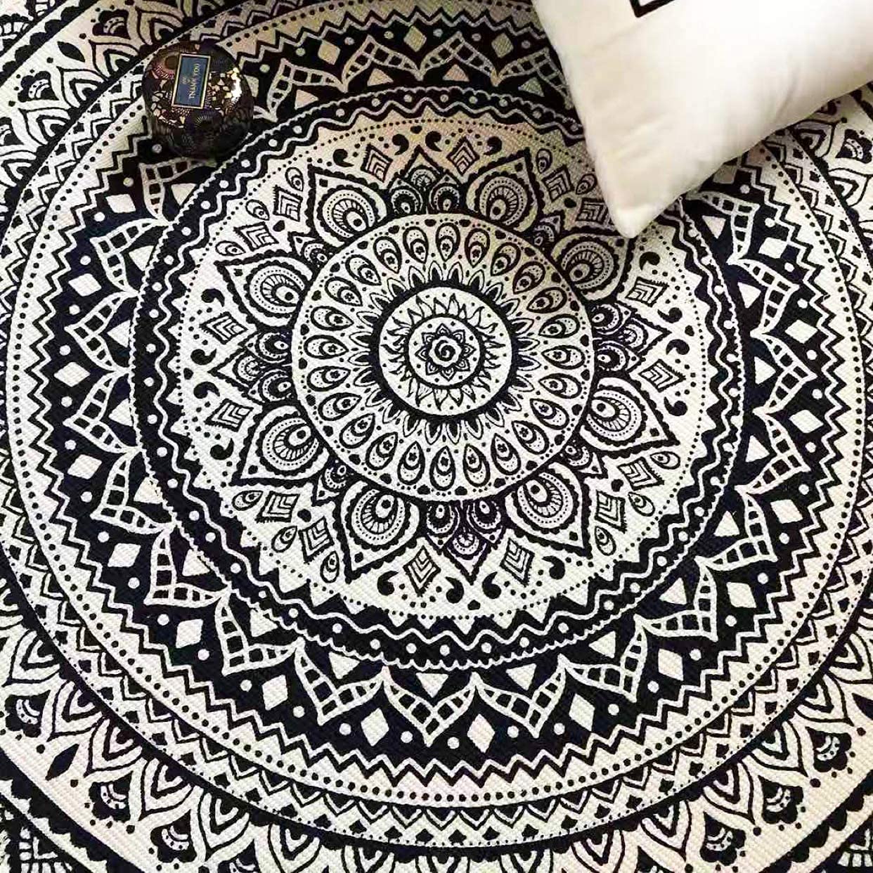 Tapis en coton rétro pour cuisine et couloir modèle antidérapant