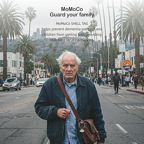 Miniatura 8 de MoMoCo Rastreador GPS solo iOS, no requiere suscripción, dispositivo de seguimiento GPS portátil en tiempo real para perros, compatible con Apple