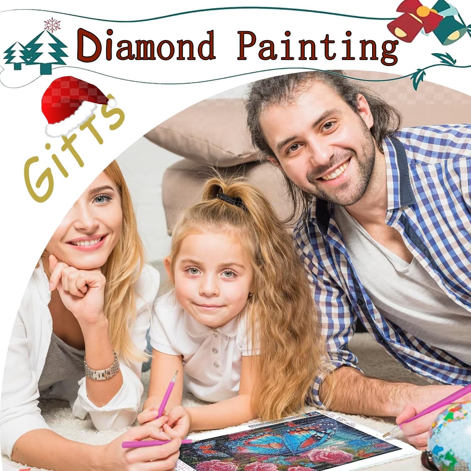 Diamentowe Malowanie Piękno Diamentowe Malowanie Dzieci 110x80cm, 5D Diamentowe Malowanie Dorośli Pełny Zestaw, DIY Dorośli DIY Haft Krzyżowy Mozaika Zestaw Do Dekoracji (Pomarańczowy) 523z-s