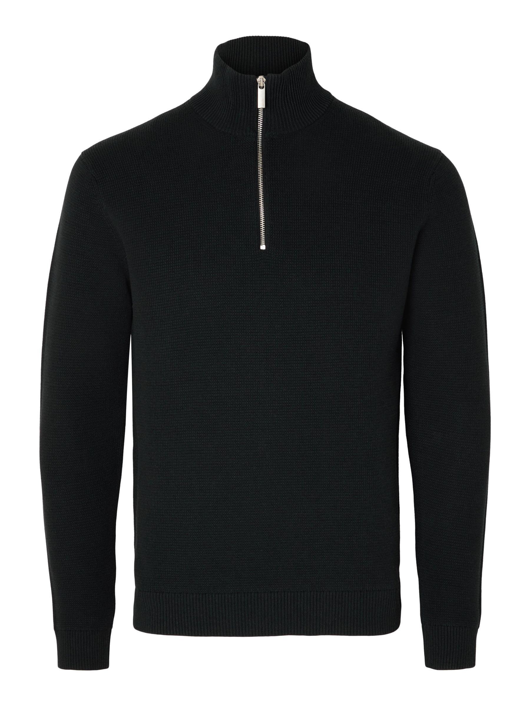 Troyer Slhdane Pullover Schwarz Herren XL