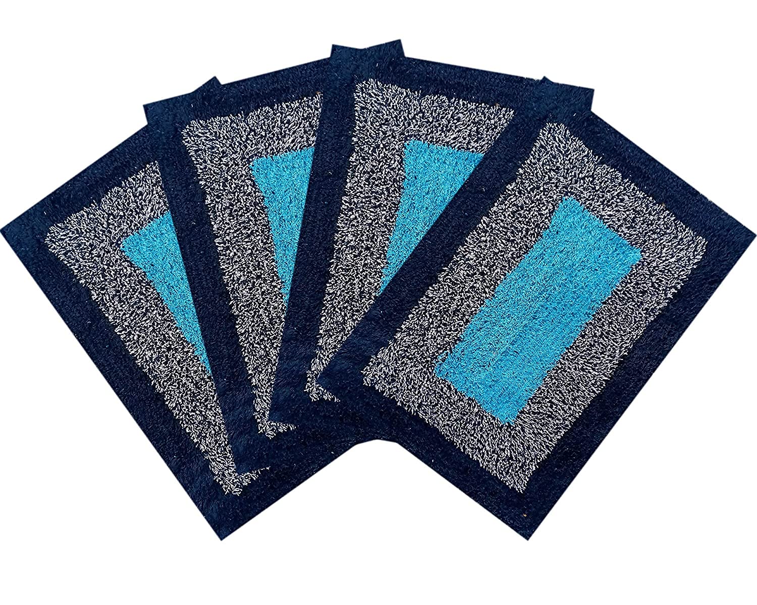 Soulful Creations cotton mat for home and offices ( pack of 4 )