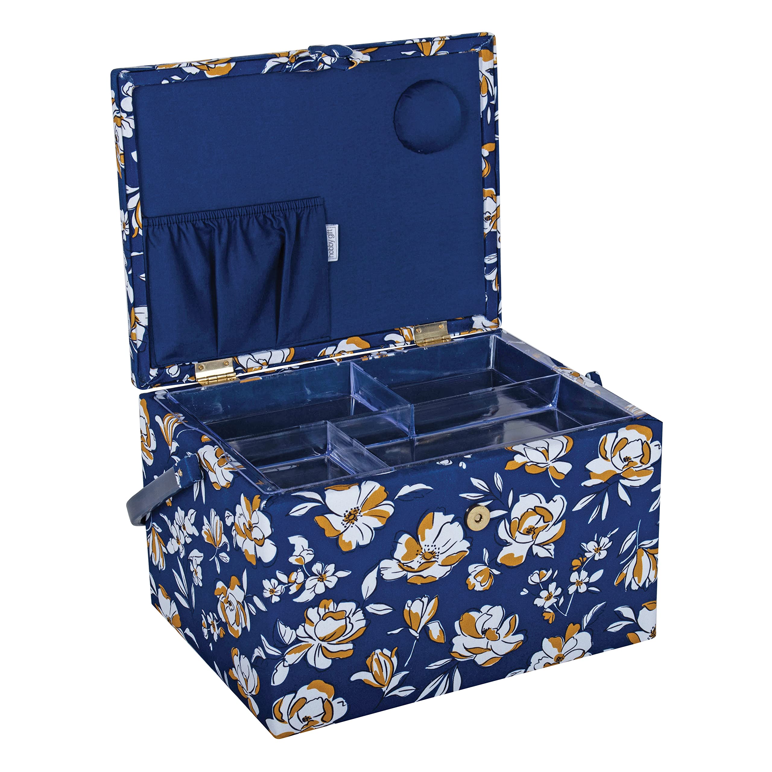 Hobby Gift Grande boîte de rangement pour loisirs créatifs Motif floral d'automne
