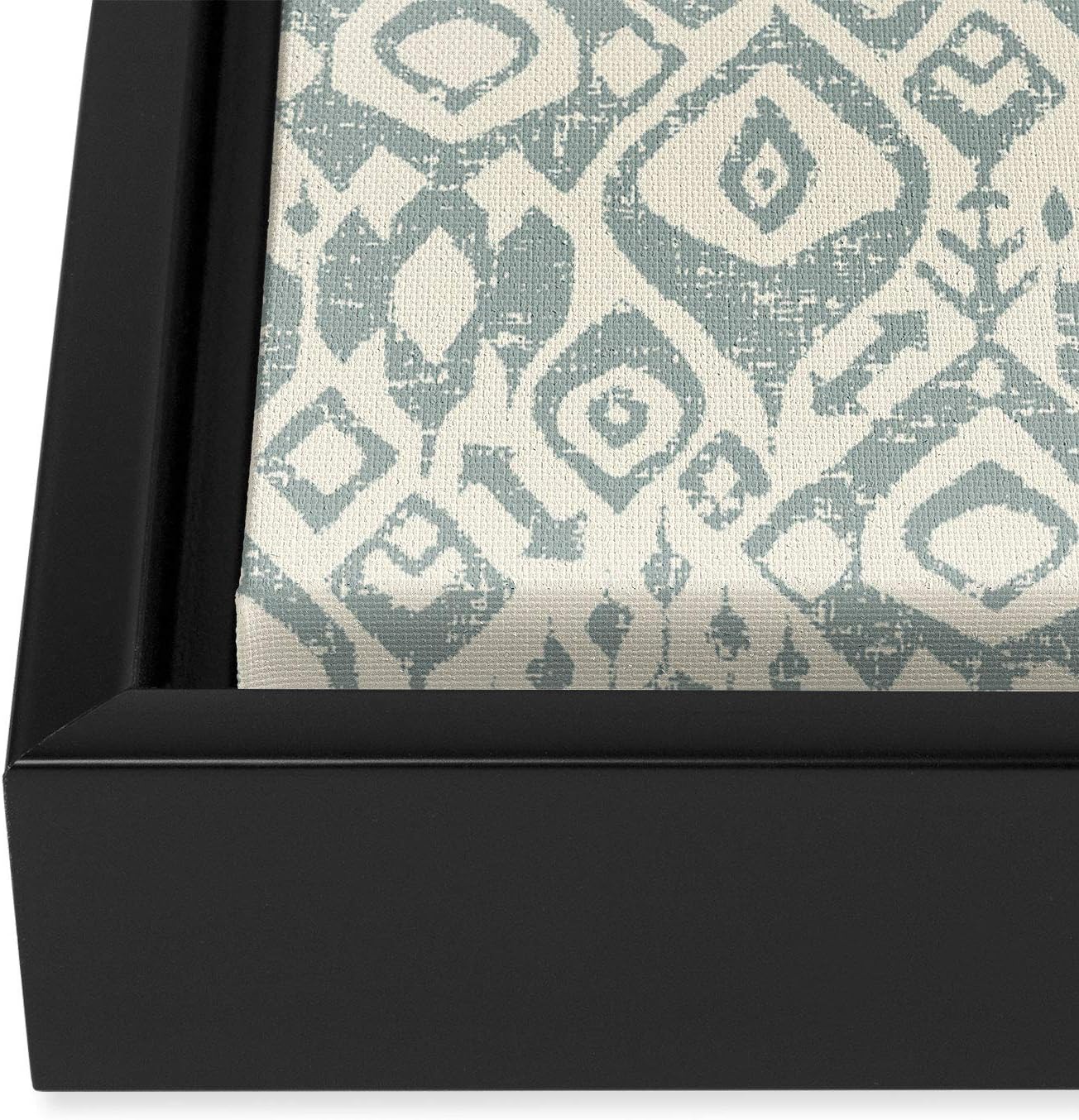Deny Designs Shanon Turner Lezat Dapple Black Framed Art Canvas, 8" x 10", Tan