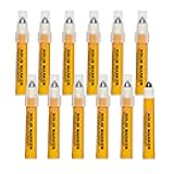 Sakura XSCM-T-49 Black Solidified Paint Low Temperature Slim Solid Marker, Mini-Barrel, -40 to 212 Degree F, 10 mm Push-Up Tip (Pack of 12)