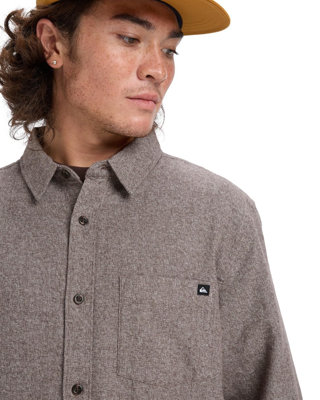 Quiksilver Motherfly Heather Camiseta Hombre (Pack de 1)